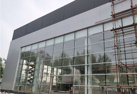 山东福特4S店玻璃幕墙&铝板外墙工程